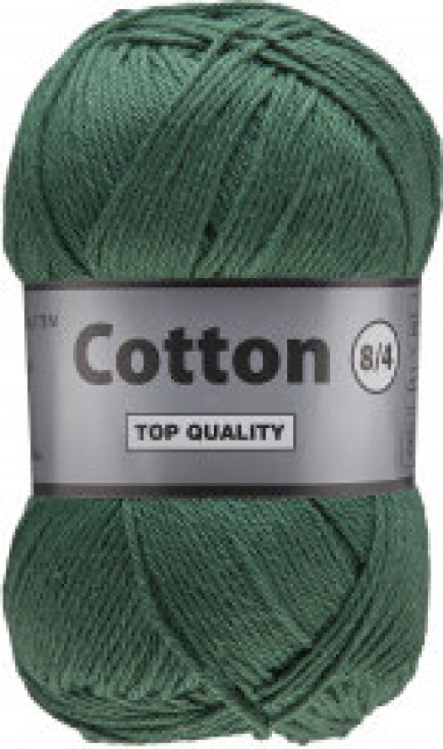 Lammy Cotton 8/4 Garn 072 Mørkegrønn