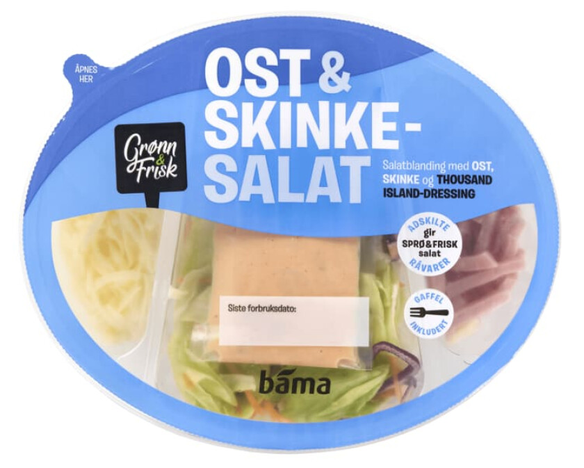 Ost og Skinkesalat 255g
