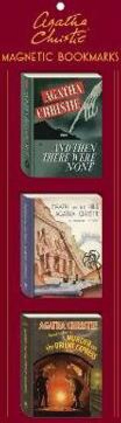 Agatha Christie Magnetic Bookmarks