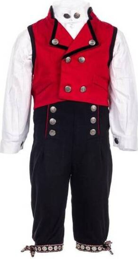 bunad/festdrakt gutt baby - rød