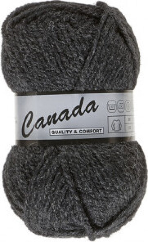 Lammy Canada Garn Unicolor 002 Gråkullgrått