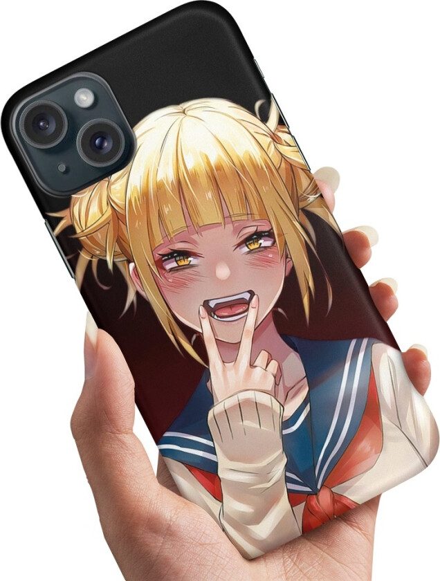 iPhone 15 Plus - Deksel/Mobildeksel Anime Himiko Toga