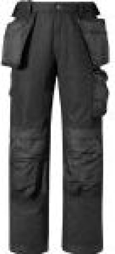 Canvas+ buks med hylsterlommer, sort, str. 54