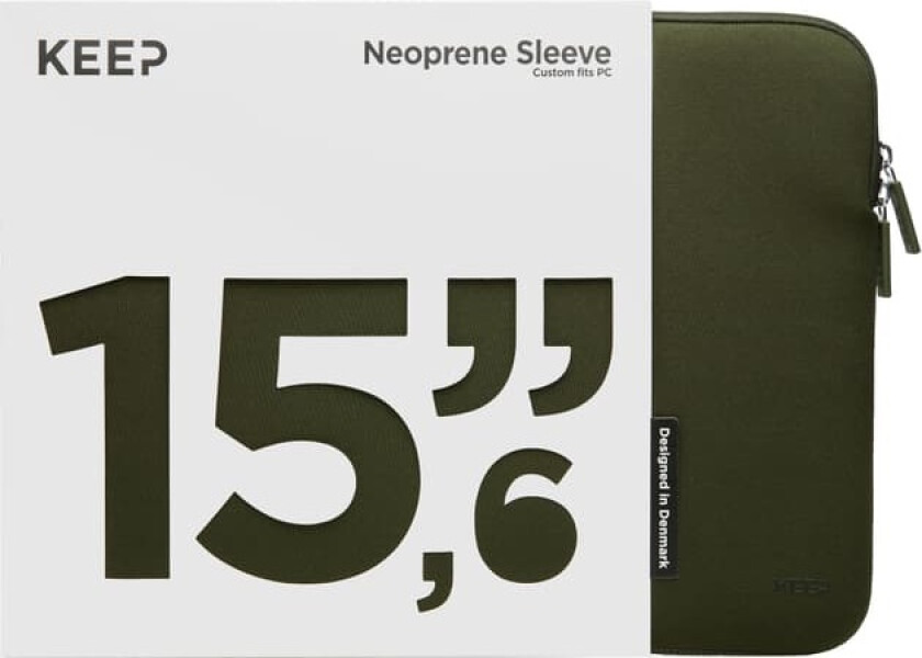 KEEP 15,6" Neoprene etui (Ivy Green)