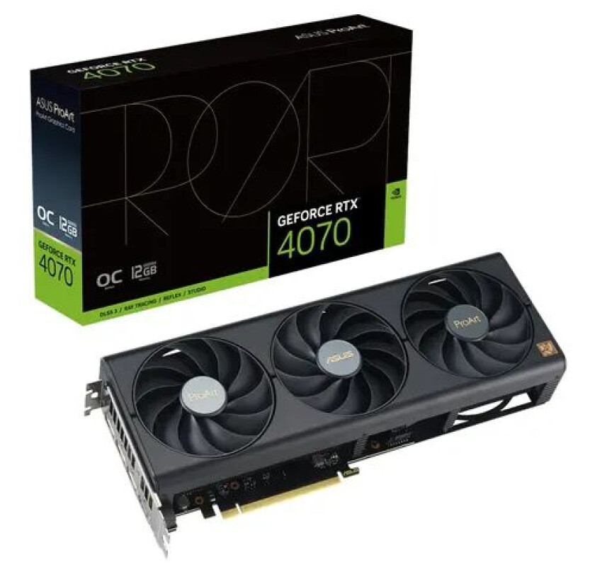 GeForce RTX 4070 SUPER ProArt OC - 12GB GDDR6X RAM - Grafikkort