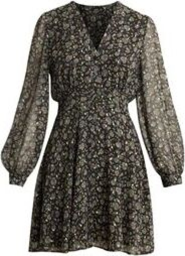 Avory Dress - Green Amber Print XL