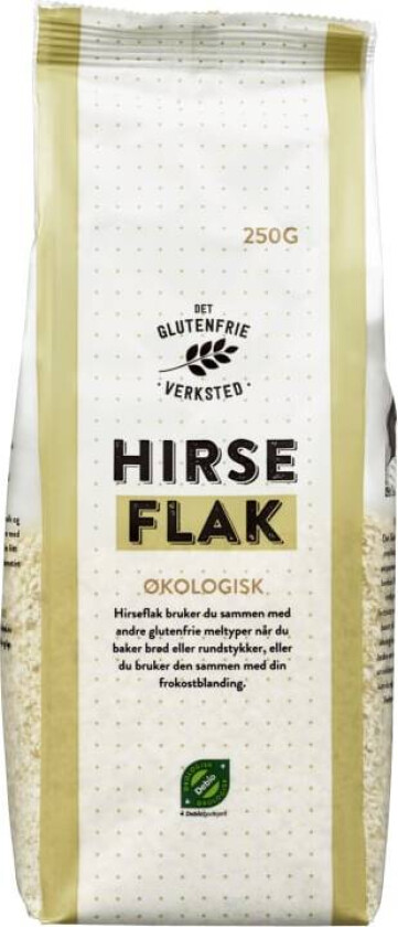 Hirseflak Økologisk 250g Dgv