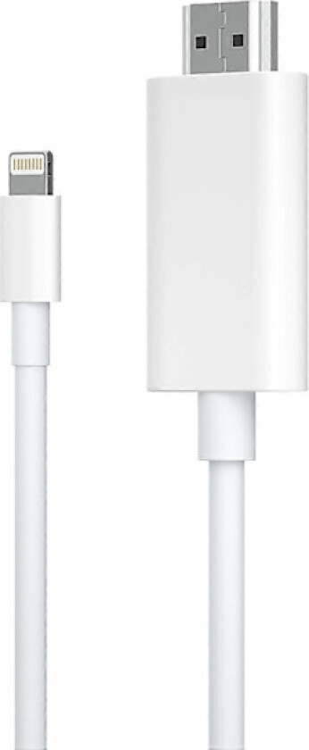 4m Lightning til HDMI-kabel 2K HD Digital AV-adapter Synkroniseringsskjermkobling for iPhone til TV-projektor