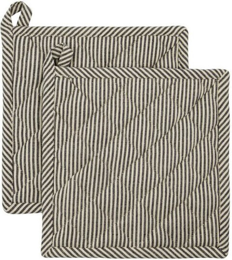 Chef gryteklut 22,5x22,5 cm 2 stk mørkegrå