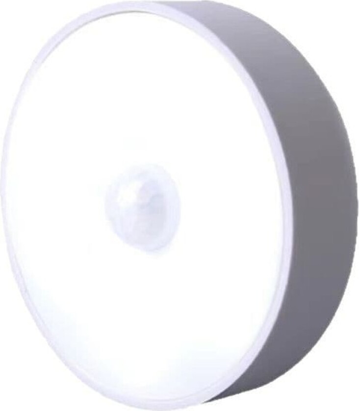 INF Oppladbar nattlampe med varmt lys - bevegelsessensor