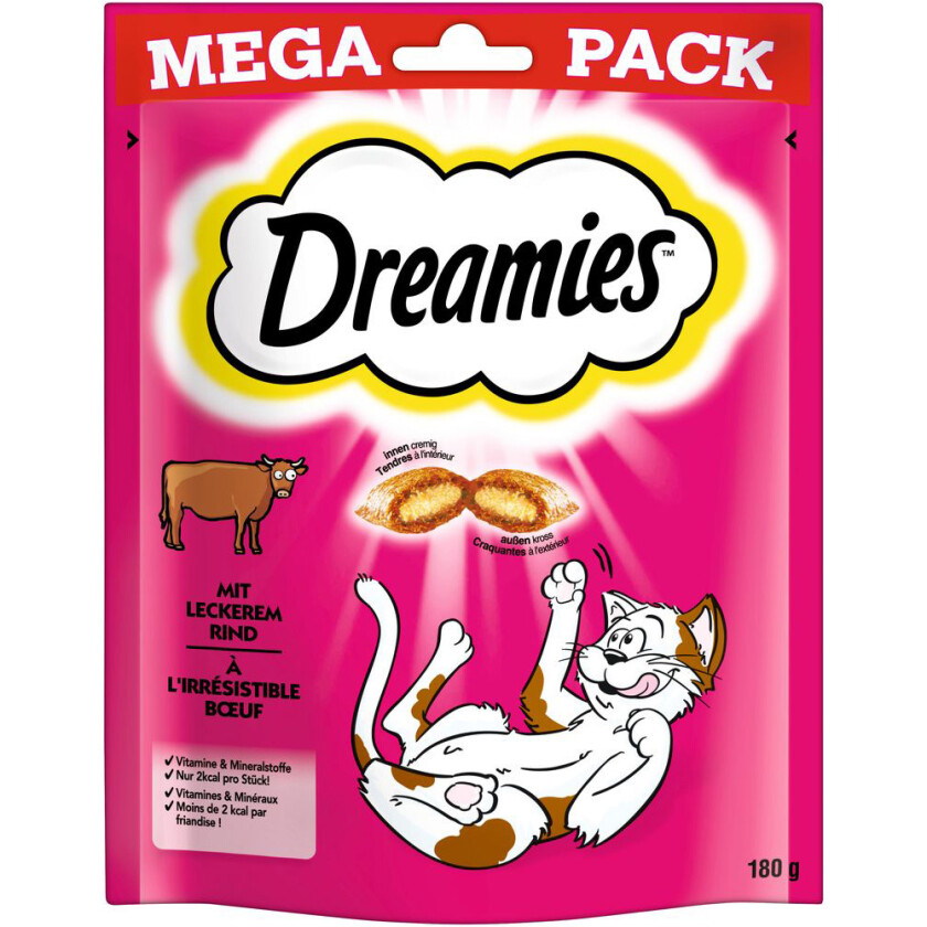 kattesnacks Big Pack - Okse (180 g)