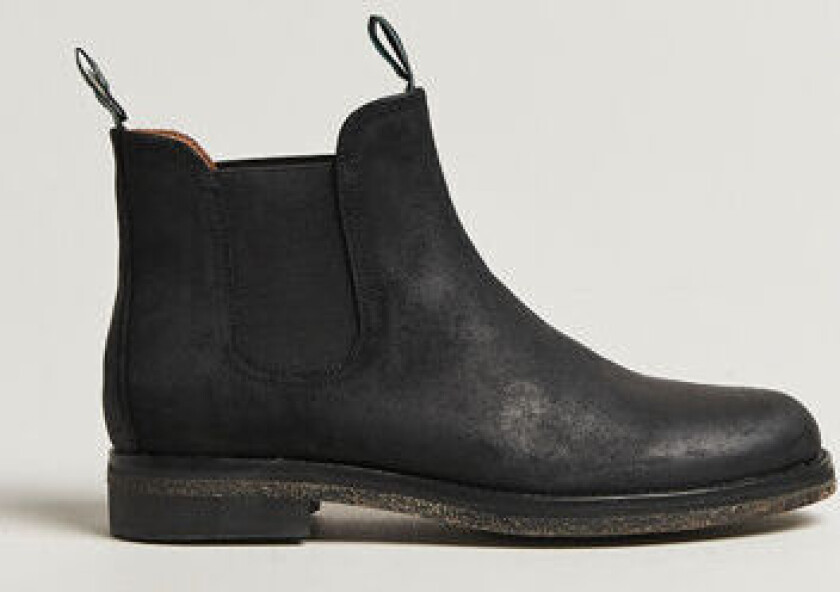 Polo Ralph Lauren Radford Chelsea Boot Black Rough-Out Suede