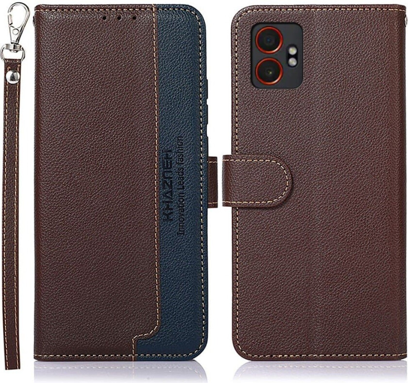 For Samsung Galaxy XCover7 Pro Etui Lommebokdeksel i PU-skinn med Stropp