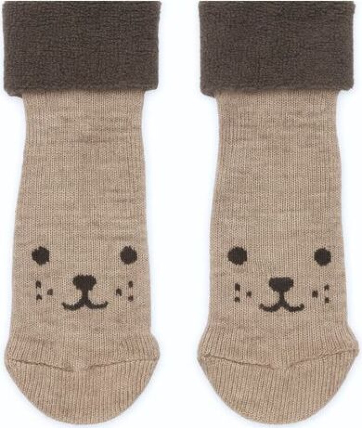 Sokker Ull Arven Light Brown Melange