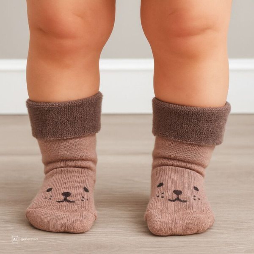 Sokker Ull Arven Wood Rose