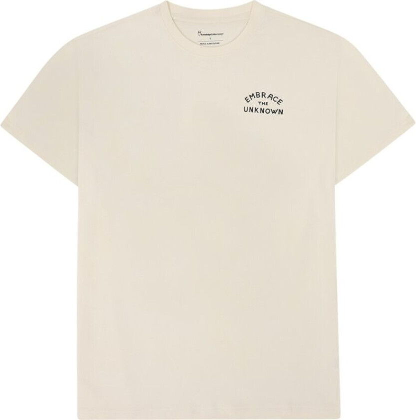 Regenerative Organic Cotton Back Print T-Shirt Egret