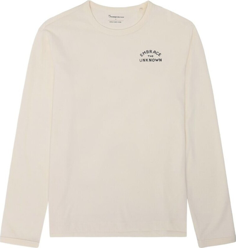 Organic Cotton Longsleeved T-shirt GOTS Egret