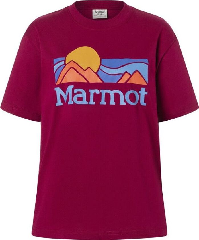 Wm's Coastal Tee SS Red Mulberry