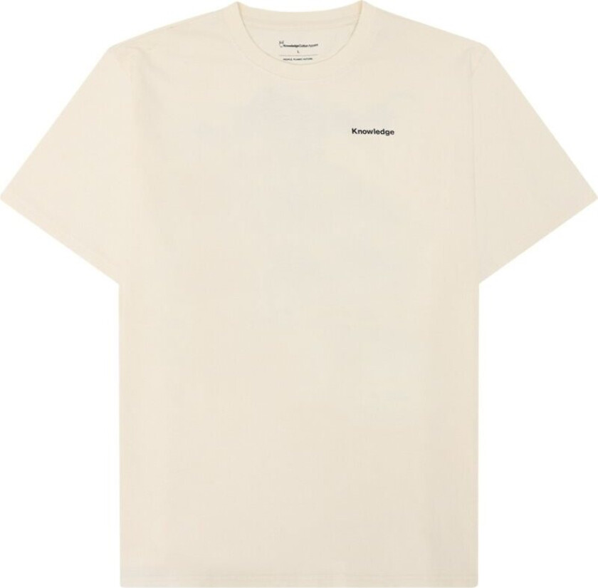 Regenerative Organic Cotton Back Print T-Shirt Egret