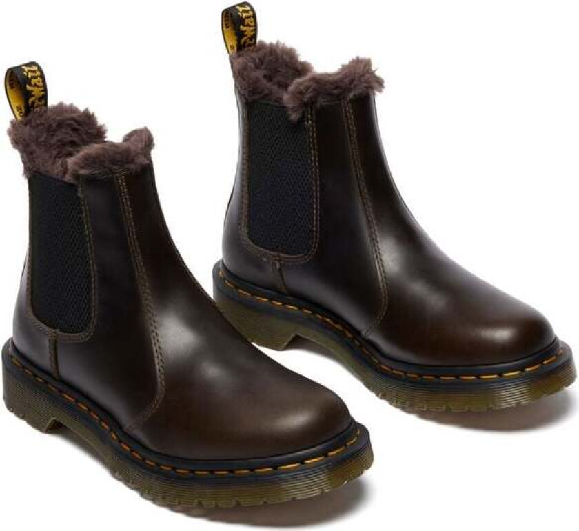 Biker Boots - 2976 Leonore - Dark Taupe Orleans - EU36 til EU41 - Damer - brun