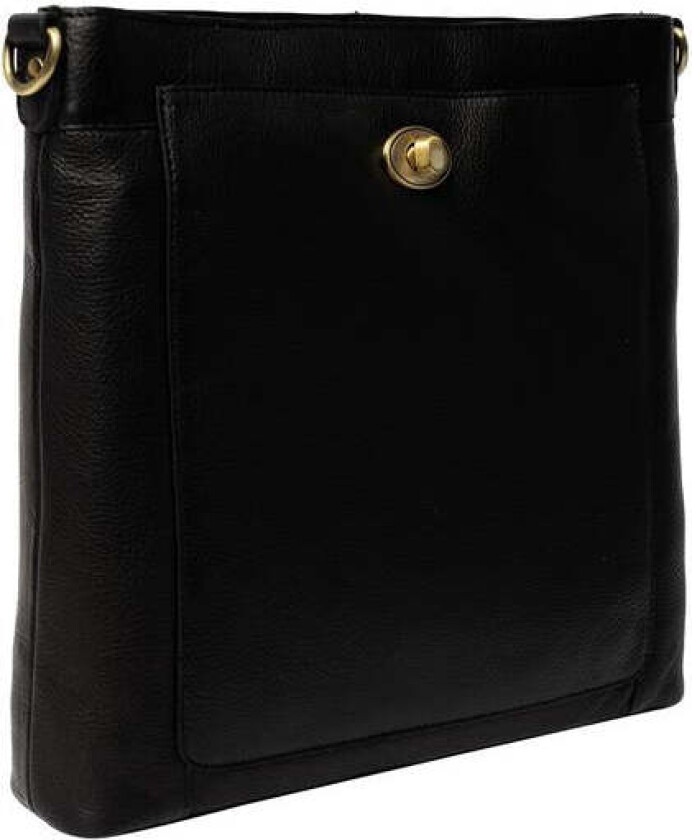 Re:Designed by dixie Moa Big skulderveske i skinn Black