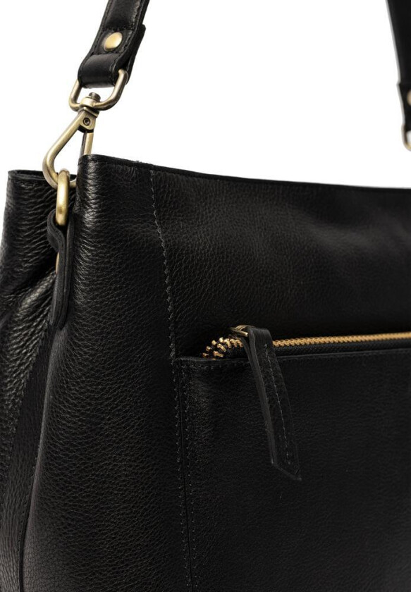 Re:Designed by dixie Myra Small skulderveske i skinn Black