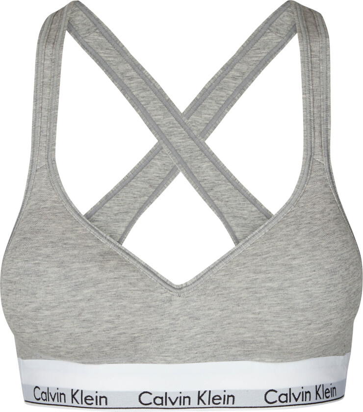 CK One Bralette Lift Grey Heather S