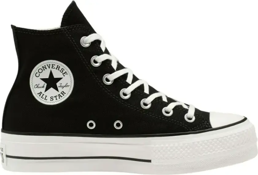 Chuck Taylor All Star Lift Hi Dame Black 39 1/2