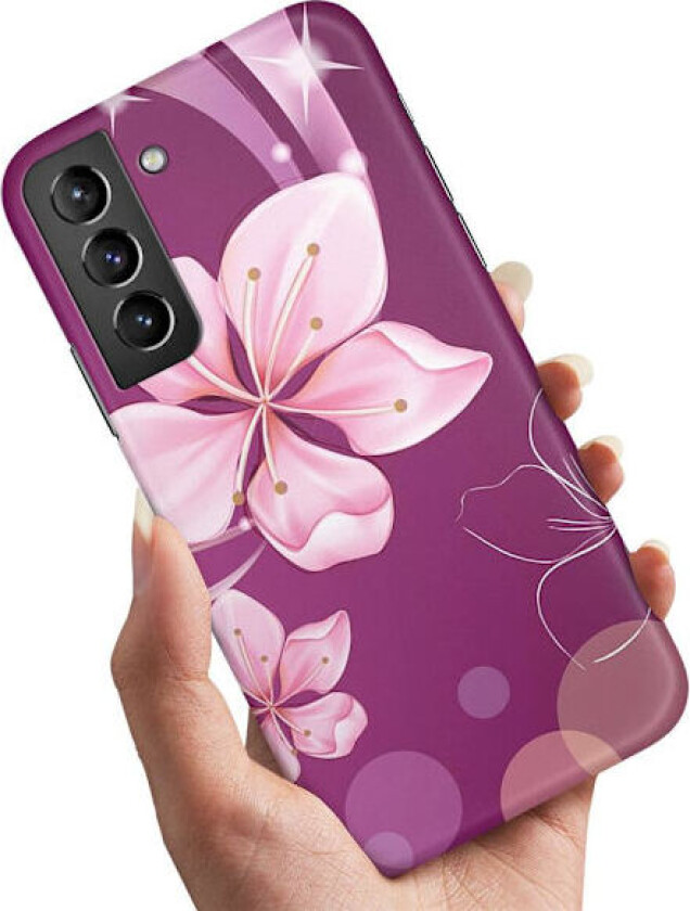 Samsung Galaxy S21 FE 5G - Deksel/Mobildeksel Hvit Blomst