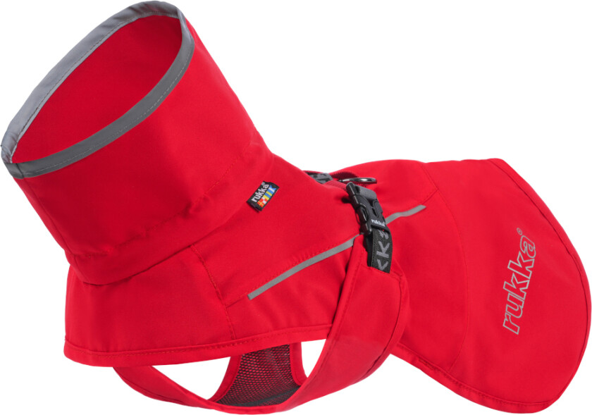 Bilde av Rukka Thrill Mini regnjakke, rød - ca. 24 cm rygglengde