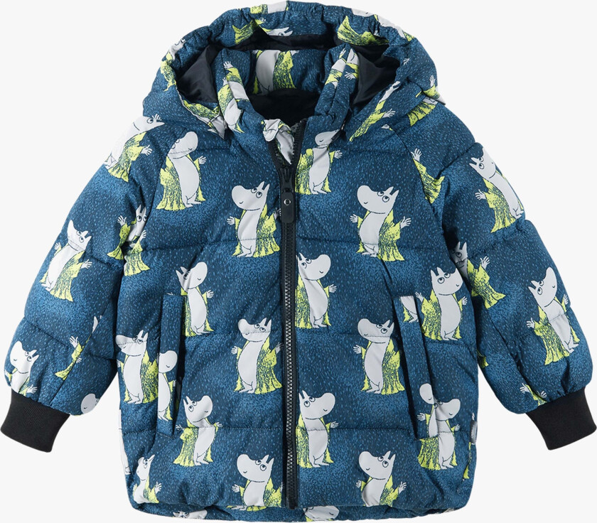 Mummitrollet Lykta Vinterjakke, Navy, 92 - Barnejakker - Polyester