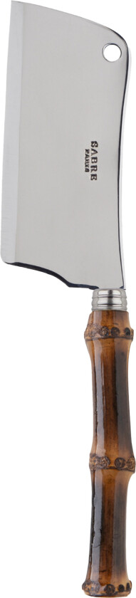 Panda Cheese Cleaver Dark Bamboo - Kokkekniver - Pascale Gelb