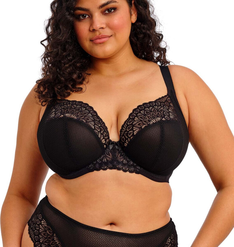 Tiernie Plunge BH, svart, Størrelse: 80G, Kvinner