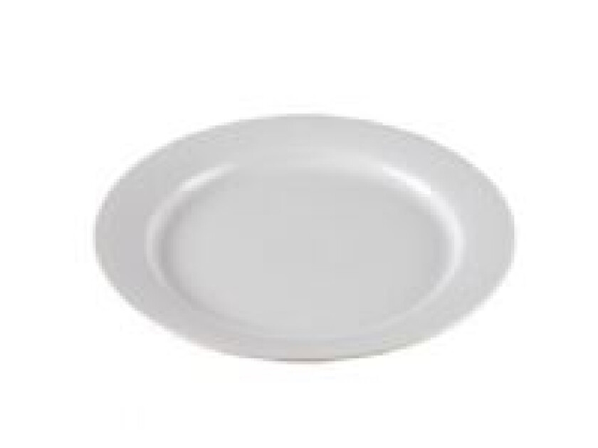 Tallerken Venice Ø26 cm Flad Porcelæn Hvid,6 stk/pk