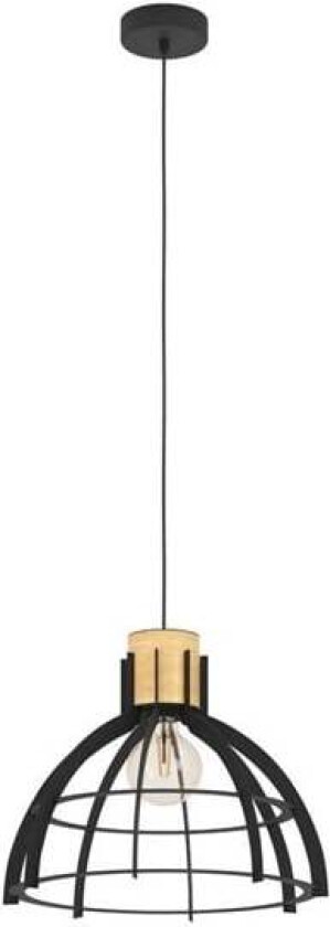 STILLINGTON PENDEL E27 SVART/TRE