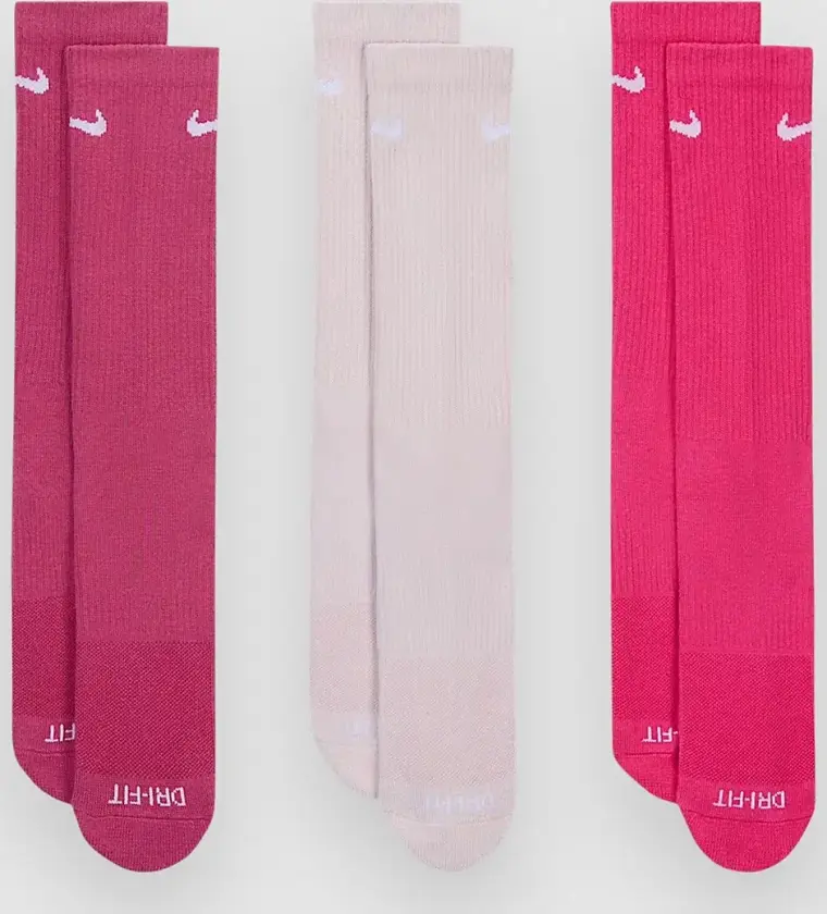 Everyday Plus Cush Crew 3P Socks mønster