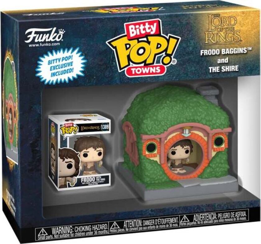 Frodo Baggins and The Shire (Bitty Pop! Town) Vinylfigur - Funko Pop! - Funko Shop Europe