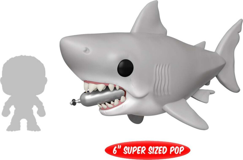 Jaws - Great White Shark with diving Tank (Oversized) Vinylfigur 759 - Funko Pop! - Funko Shop Europe