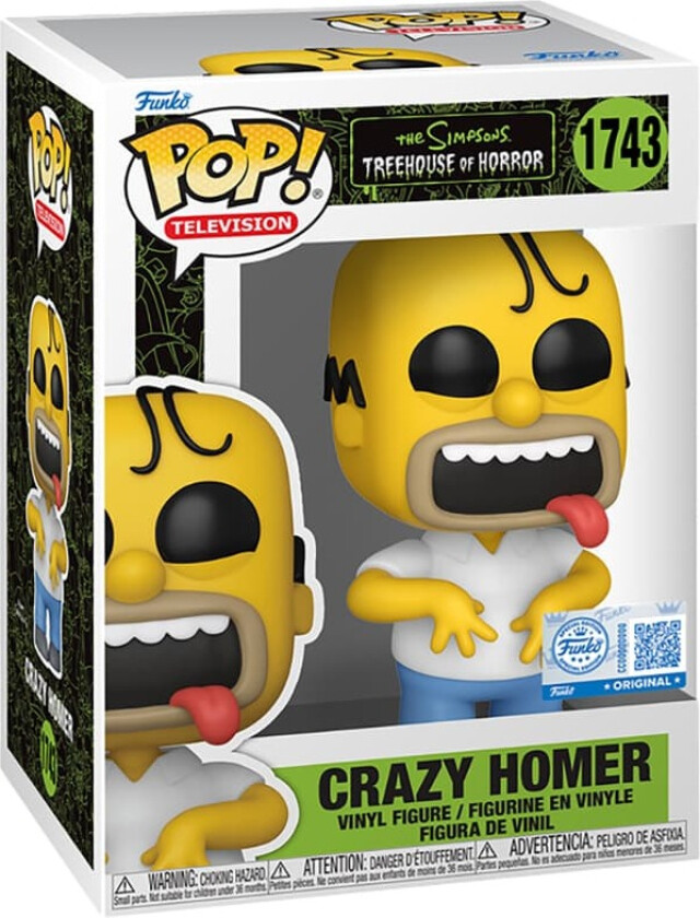 POP The Simpsons Treehouse or Horror actionfigur (Crazy Homer)