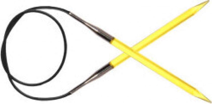 Trendz Acrylic rundpinner 120cm 6.00mm / 47.2in US10 Gul