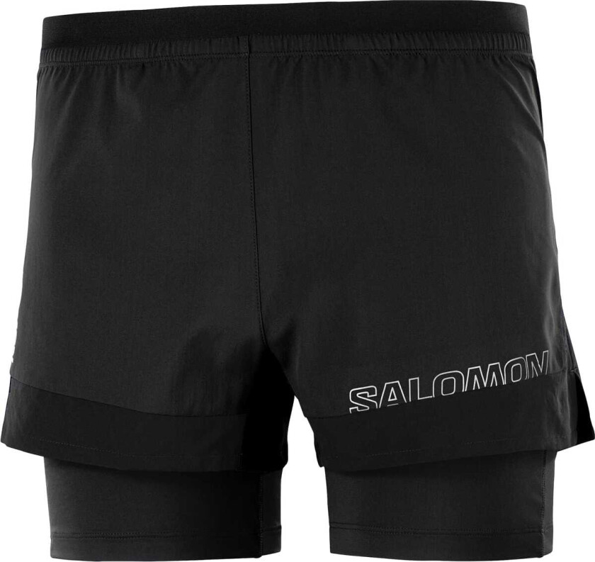 Men's Cross 2in1 Shorts Deep Black/ XXL