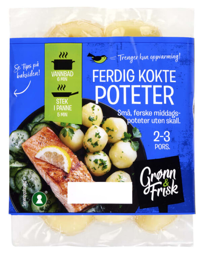 Poteter Kokte u/Skall 375g
