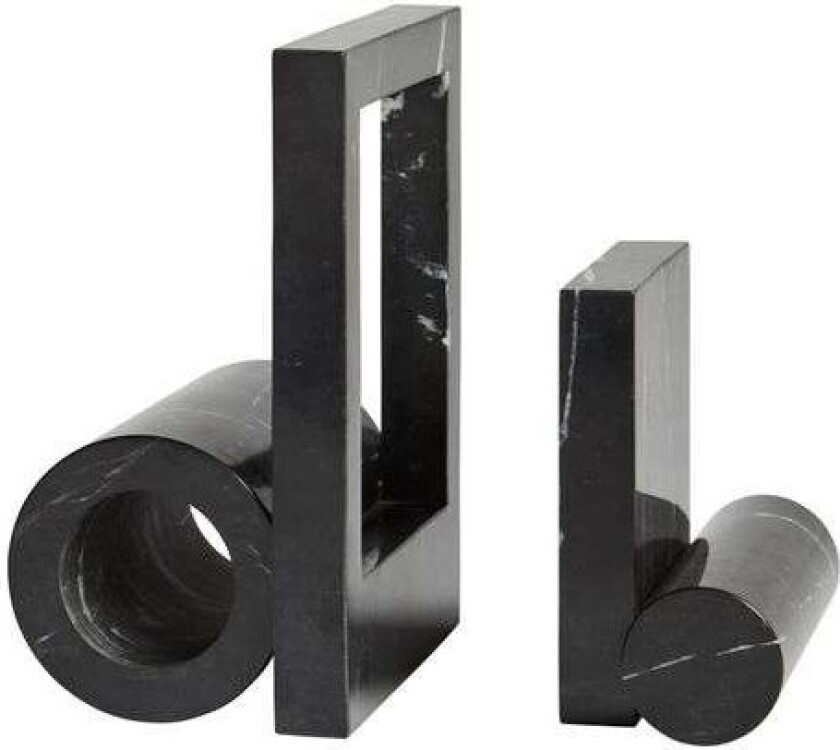 Bilde av Booknd bokstøtte marmor Svart