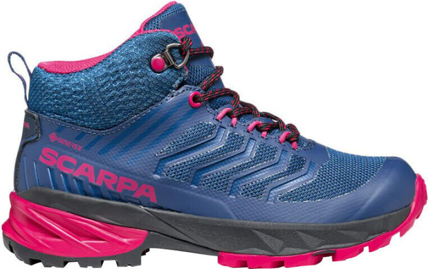 Scarpa Rush Mid Kid GTX blue/fuxia