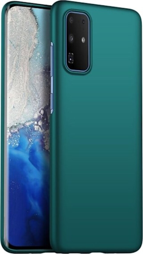 For Samsung Galaxy S20 5G / 4G PC beskyttende telefonveske Anti-riper Solid Color Cell Phone Back Deksel - Grønn
