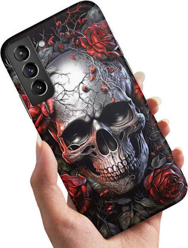 Samsung Galaxy S22 - Deksel/Mobildeksel Skull Roses