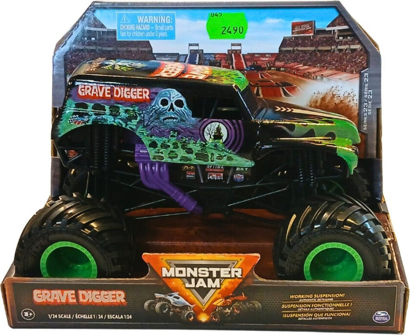 Grave Digger Lekebilm - 1:24, 3+år