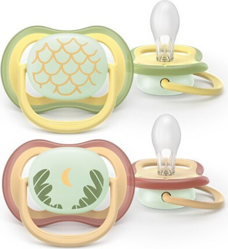 Avent SCF37627 Ultra Air Nattsoother - 0-6 måneder - 2 stk.