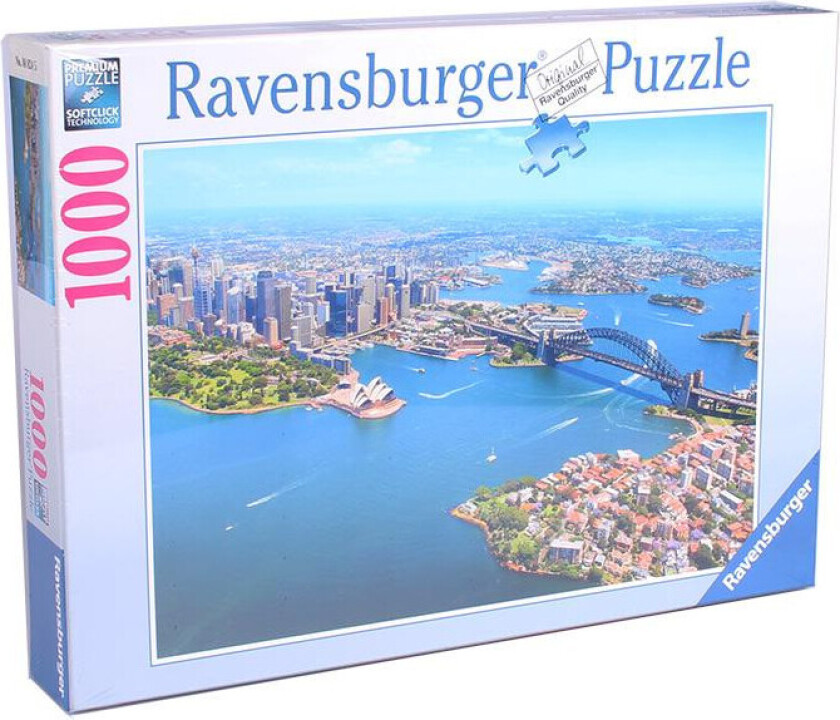 Puslespil - 1000 Brikker - Sydney Opera House & Harbour Bridge