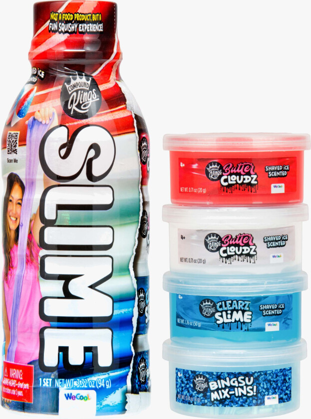 Slime Flaske 4-pakning - Slim